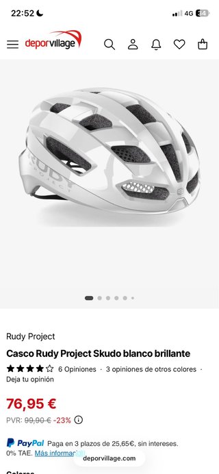 Casco Rudy Project Blanco