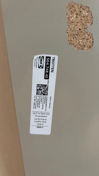 Tablero Escritorio Trotten Madera Beige