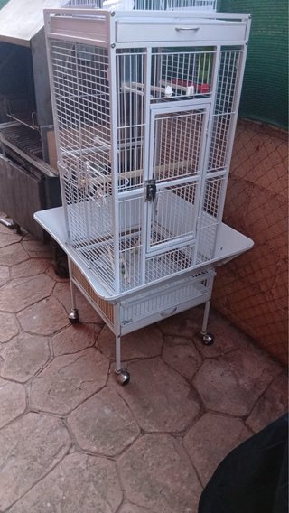 Jaula grande para pájaros 130x45x45