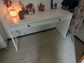 Mesa tocador escritorio blanco