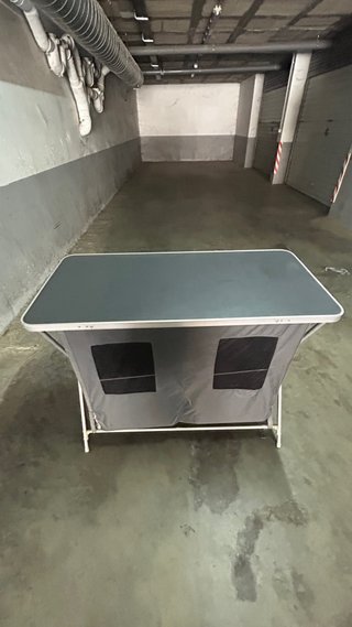 Armario de camping plegable Midland gris