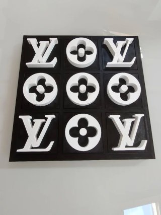 Juego de tres en raya de diseño moderno