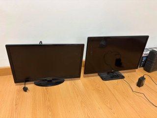 2 Televisores LG y Samsung Negros
