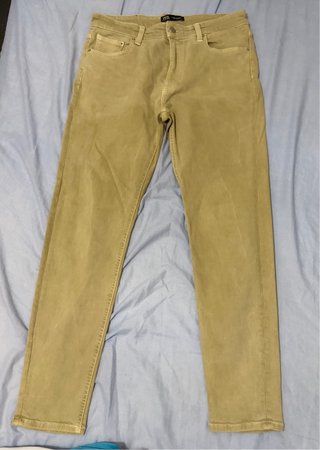 Vaqueros Zara Marrón Talla M