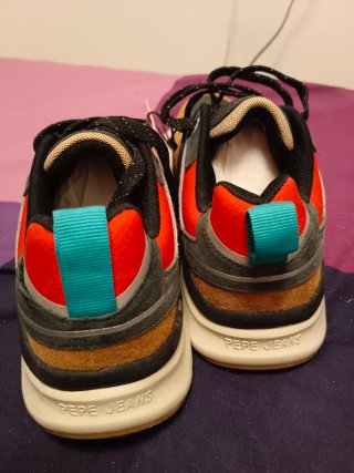 Zapatillas Pepe Jeans Negras Marrones Rojas