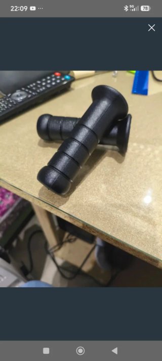 Puños Scooter/Vespino Clásico Negros