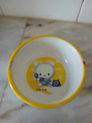 Conjunto infantil prato e colher