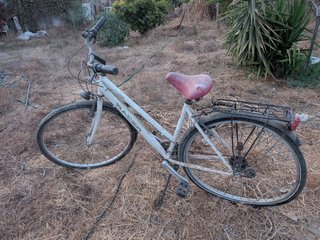 Bicicleta de paseo hay que cambiar rueda trasera