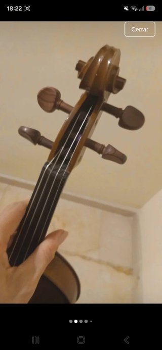 Violín Stentor suena y se afina. Lee