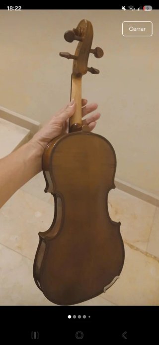 Violín Stentor suena y se afina. Lee