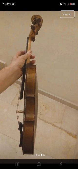 Violín Stentor suena y se afina. Lee