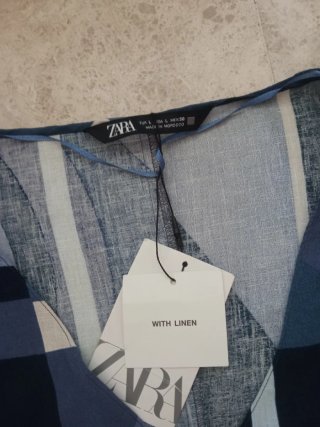 Camisa Zara Geométricas Mujer
