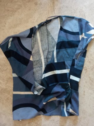Camisa Zara Geométricas Mujer