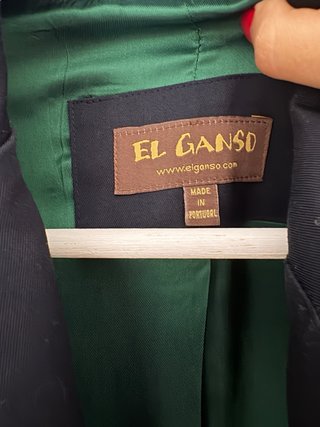 Gabardina El Ganso Azul Marino Talla 38