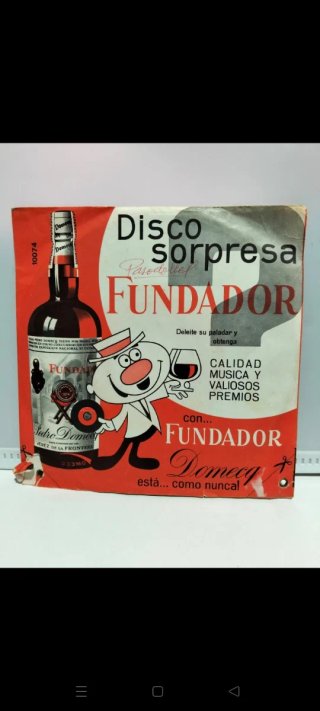 Disco Vinilo Canción Española Fundador