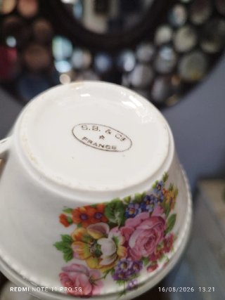 Antiguo juego de café Porcelana Francesa