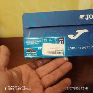 Zapatillas Fútbol Sala Joma Top Flex Negras