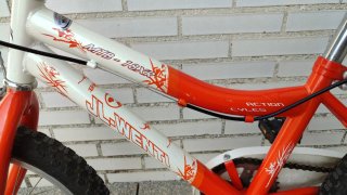 Bicicleta Infantil JL-WENTI Roja y Blanca