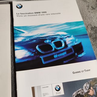 Lote de 14 folletos BMW