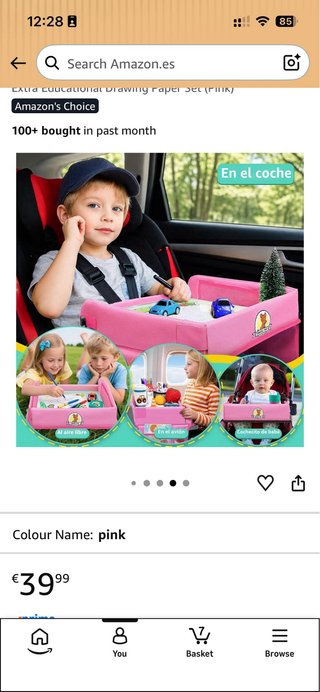 Mesa actividades portátil para viaje coche avión
