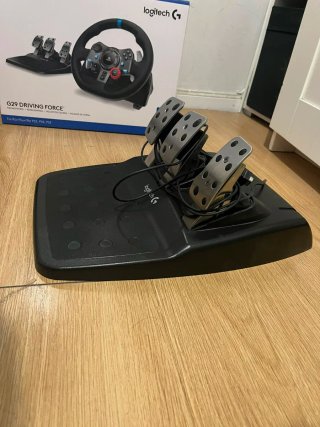 Volante con pedales y Palanca Logitech G29/G920