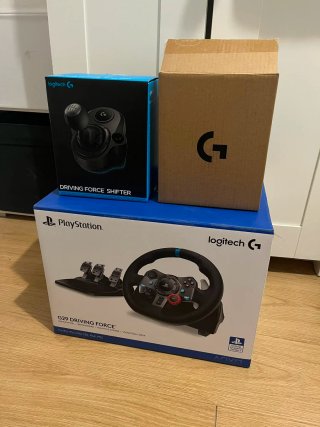 Volante con pedales y Palanca Logitech G29/G920