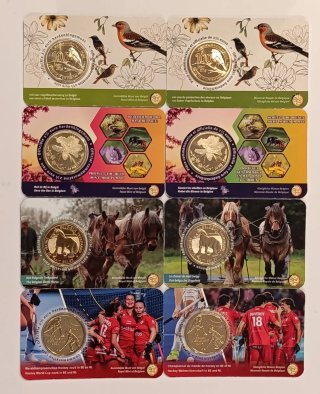 Belgica moneda 2,5€ BU coincard 2022-2026