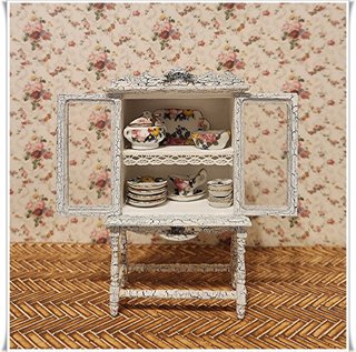 Case delle bambole. Credenza 1 + Servizio da tavola