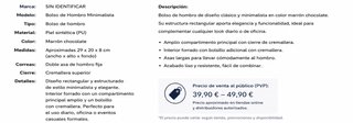 Bolso de mano marrón