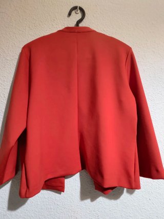 Blazer corto Papaya Rojo Talla XL