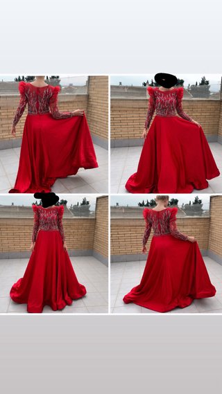 Vestido de fiesta rojo