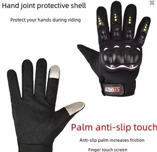 Guantes de Moto con Protector de Dedos