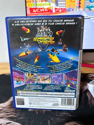 🇪🇸 Space Race Looney Tunes PS2 Completo