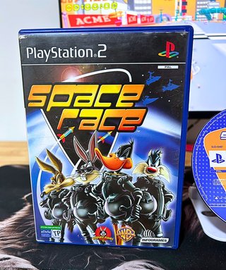 🇪🇸 Space Race Looney Tunes PS2 Completo