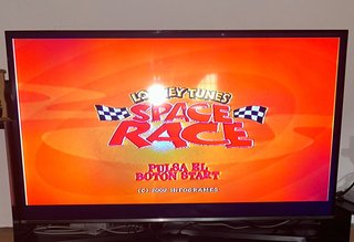 🇪🇸 Space Race Looney Tunes PS2 Completo