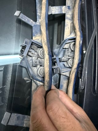 Molduras lavafaros BMW E46 Berlina/Touring Azul