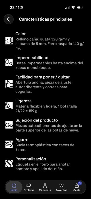 Botas de Nieve Impermeables Niños