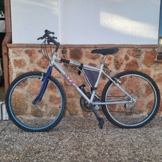 Bicicleta OTEC - Shimani Plata y Azul