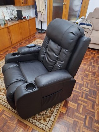Sillón reclinable con masaje