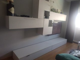 Mueble de salón moderno blanco