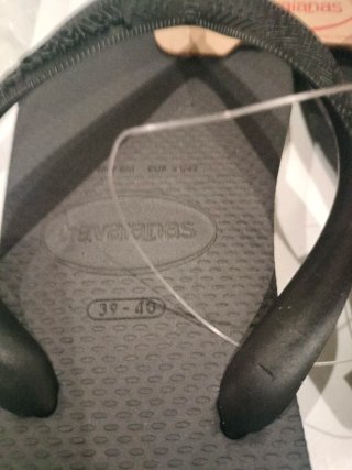 Chanclas Havaianas Negras Talla 40