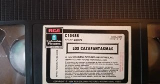 VHS Los Cazafantasmas I