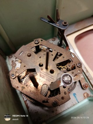 Reloj TV Vintage Goldbuhl Bailarina Años 50