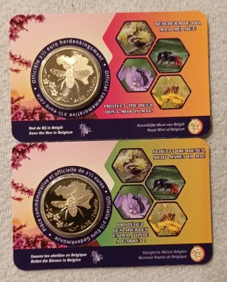 Belgica 2024 moneda 2,5€ BU Abejas