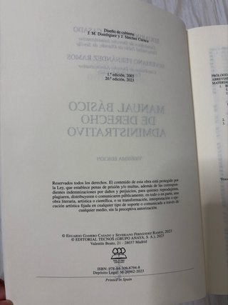 Manual Básico de Derecho Administrativo