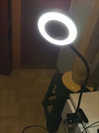 Anillo de luz LED con trípode