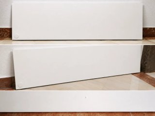 Cabezal de cama blanco