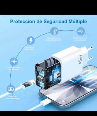 Cargador Rápido 45W USB-C