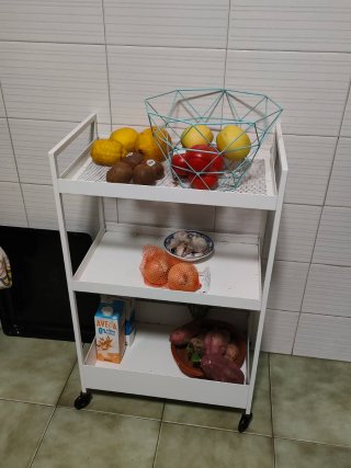 Carrito auxiliar IKEA NISSAFORS blanco