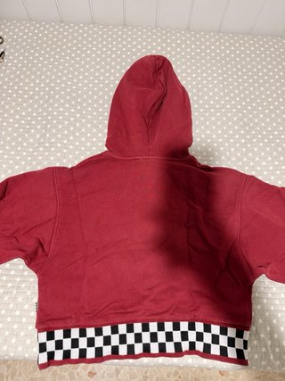 Sudadera Vans Roja Cuadros
